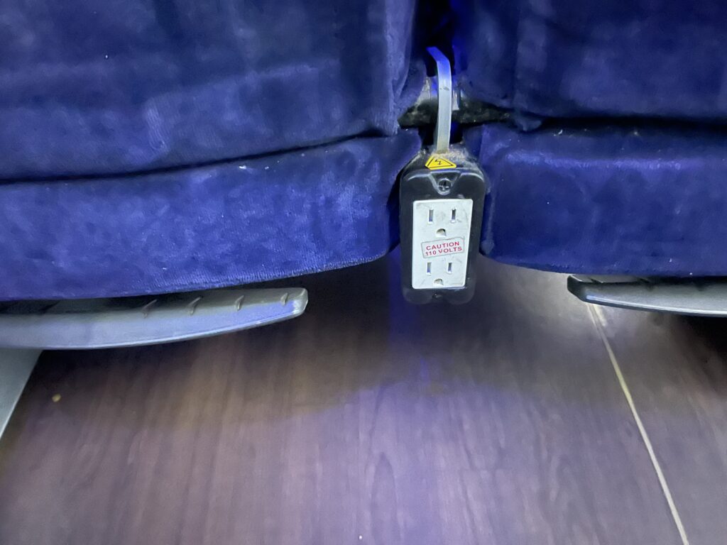 Electrical Plugs on charter bus - Divine Charter