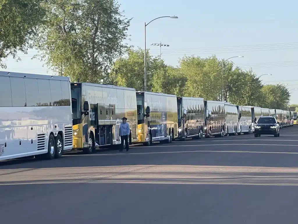 Shuttle bus rental Tucson Divine Charter fleet in Tucson