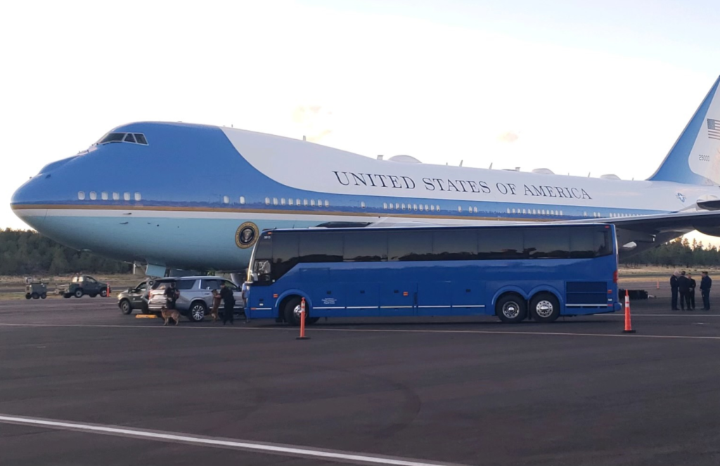 Air Force One Bus Rental in Arizona Divine Charter