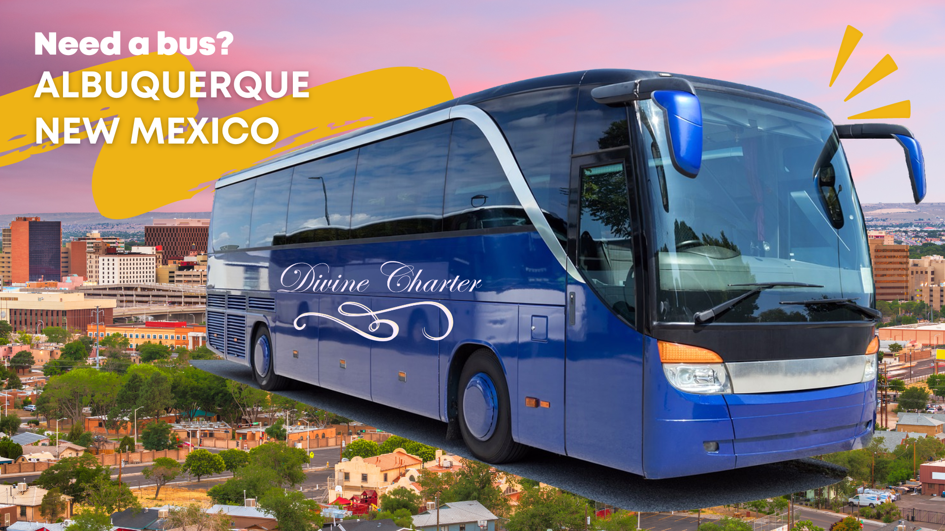 divine charter bus rental in albuquerque
