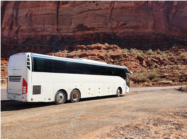 charter bus for rent for travel groups