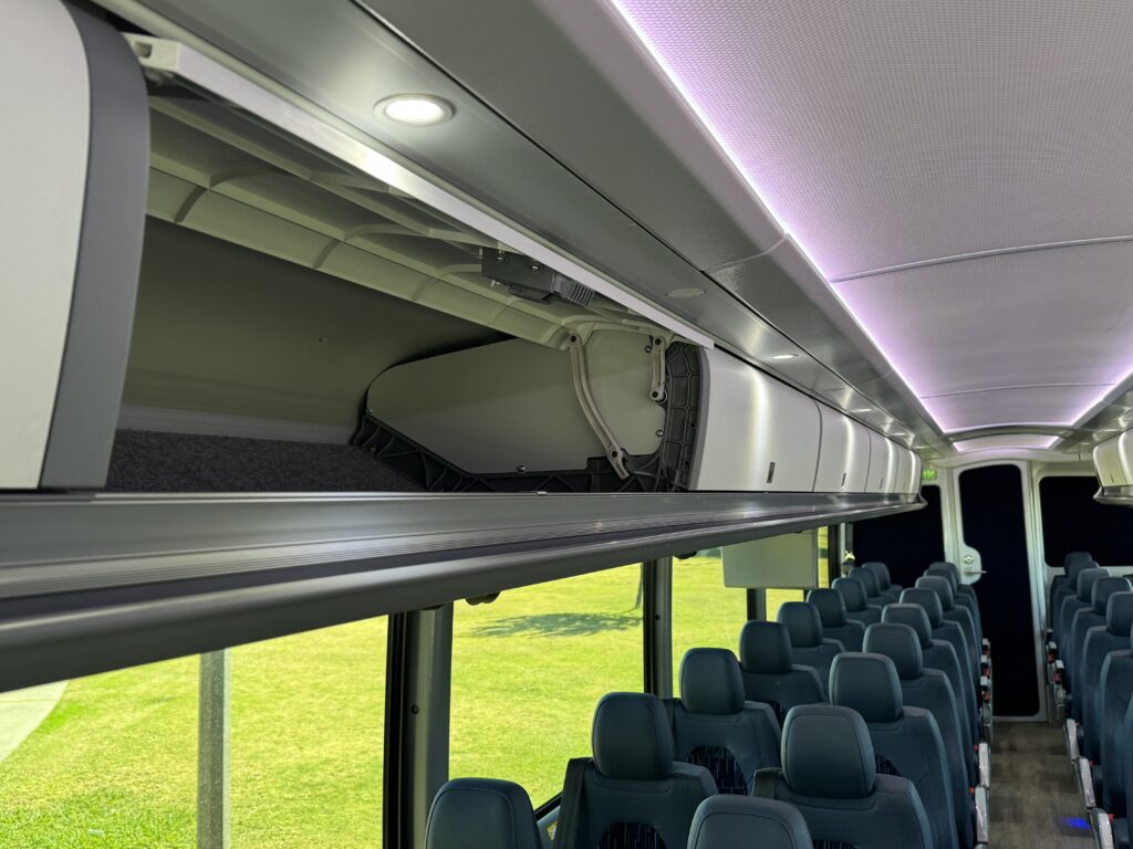 Charter Bus Rental interior - Denver Co