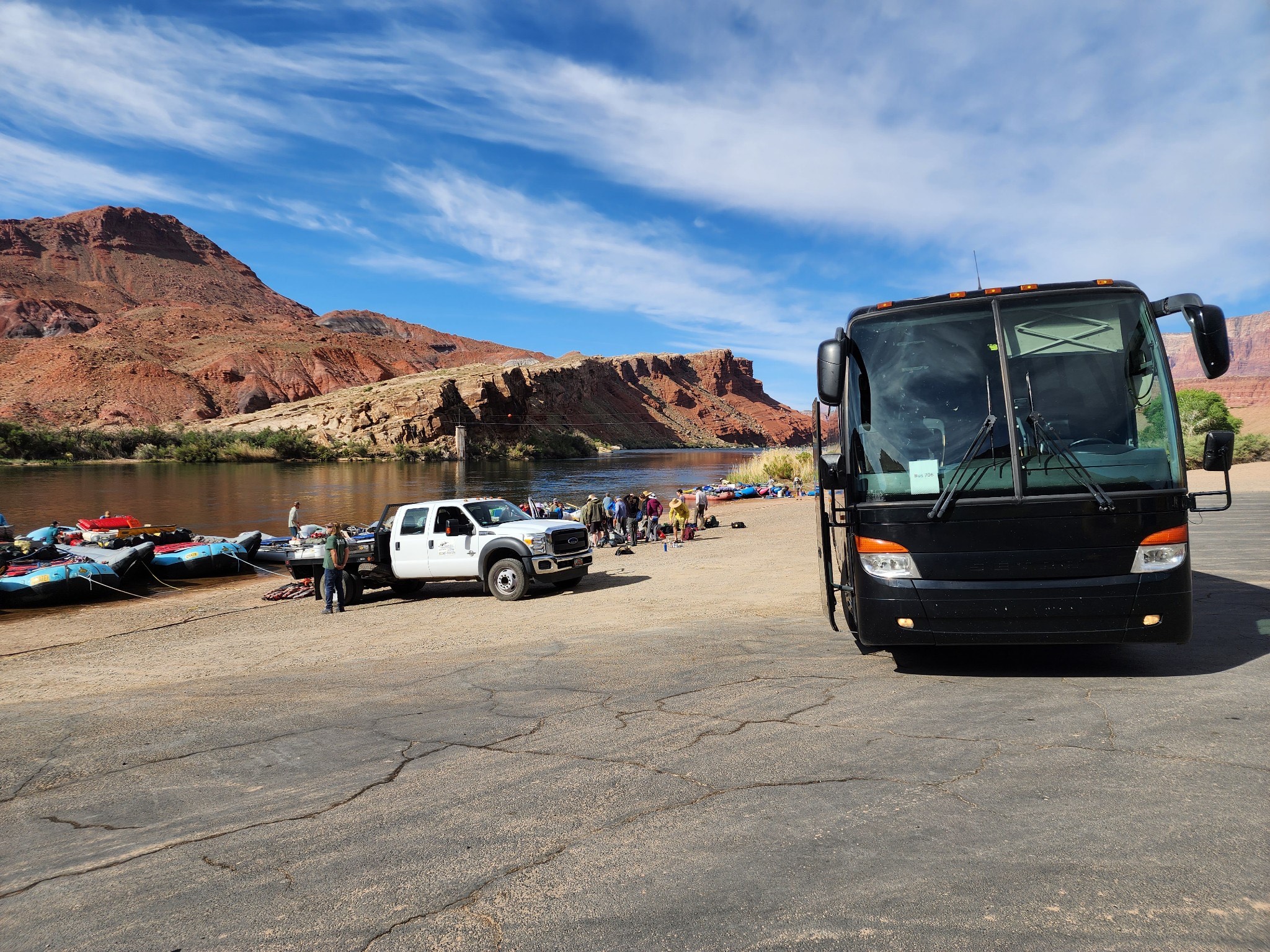 Denver rafting trip bus rental